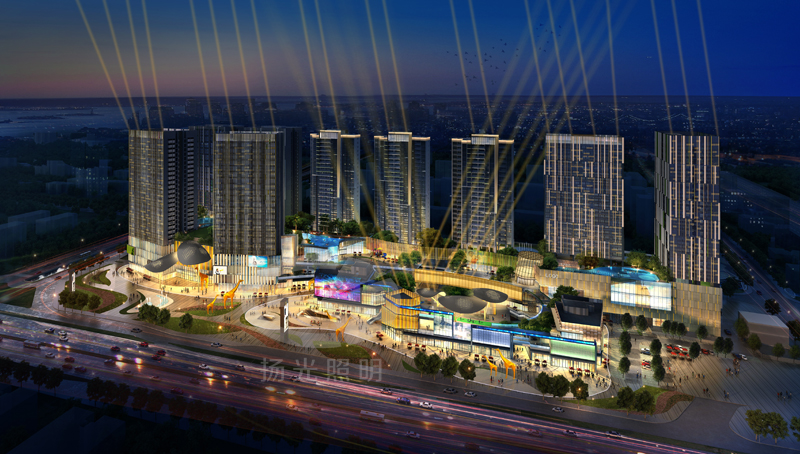 商業(yè)綜合體夜景照明 商業(yè)綜合體夜景照明