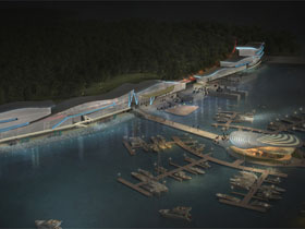 海南?；◢u游艇碼頭泛光照明工程