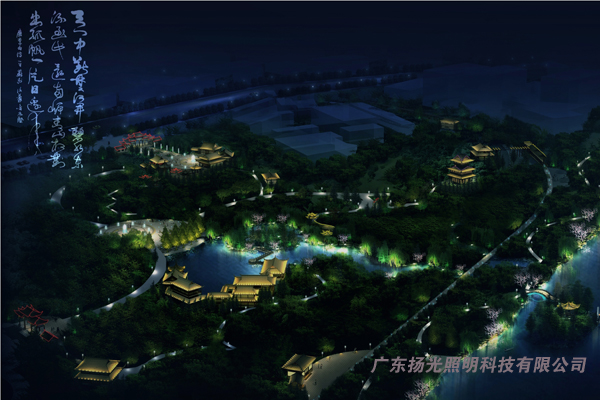 江蘇城市綠谷夜景工程